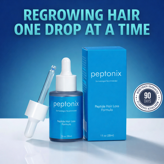 Suero para el crecimiento del cabello con péptidos de cobre